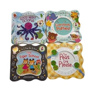 Lot of 4 An I Can Do It Children's 12 - 18 Months BOARD Books Durable Paperboard